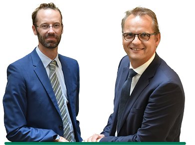 Managin Partners Rasmus Woermann and Axel Kuppe