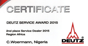 DEUTZ Service Award 2015