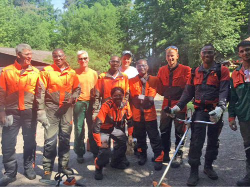 STIHL-Training in Waiblingen.