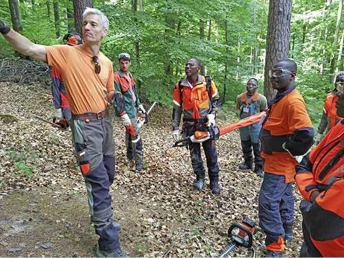 STIHL-Training in Waiblingen.