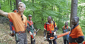 C. WOERMANN Ghana, Nigeria and Angola participate in training at STIHL headquarters in Germany