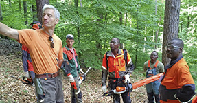 C. WOERMANN Ghana, Nigeria und Angola nehmen an Training in STIHL-Zentrale teil