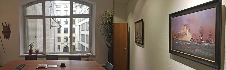 C.Woermann office premises in Hamburg.