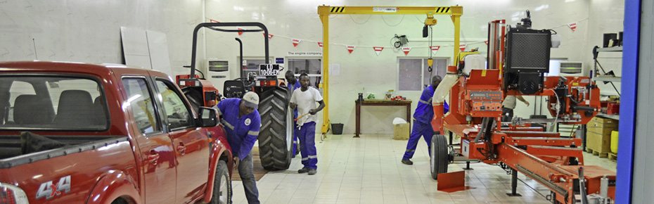 Unsere Werkstatt in Angola